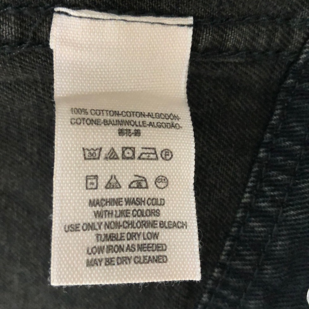 Free People black denim Jacket - Picture 8 of 8